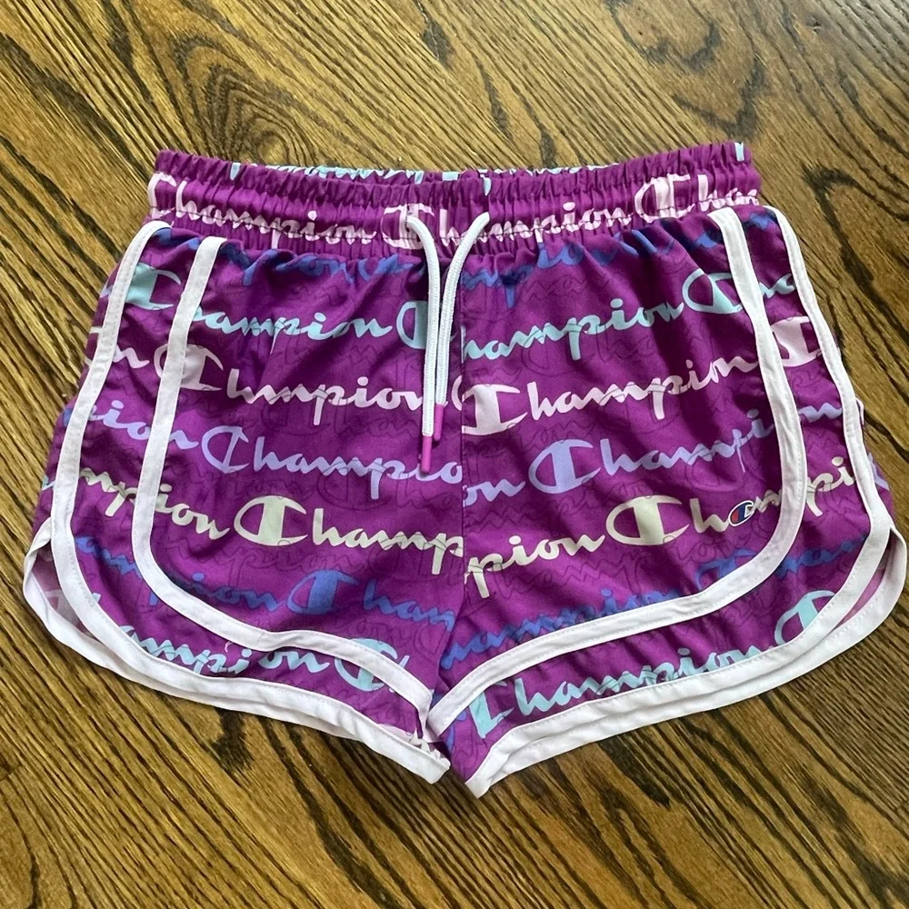 Champion purple girls athletic shorts 14 16